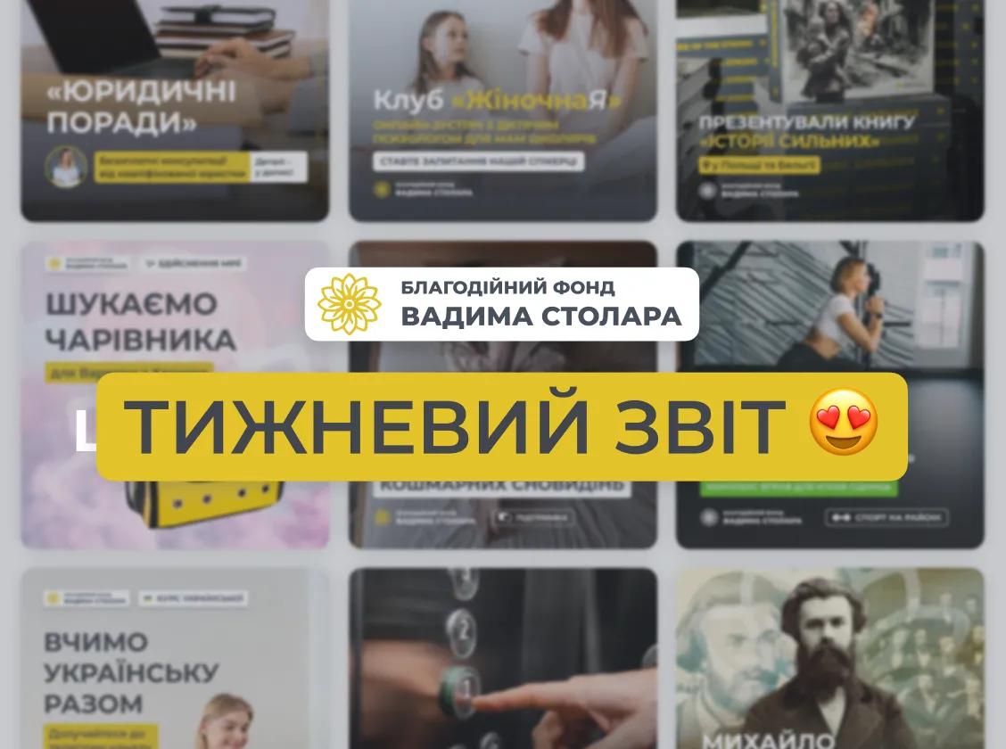 Звітуємо якими продуктивними були ми з командою цього тижня