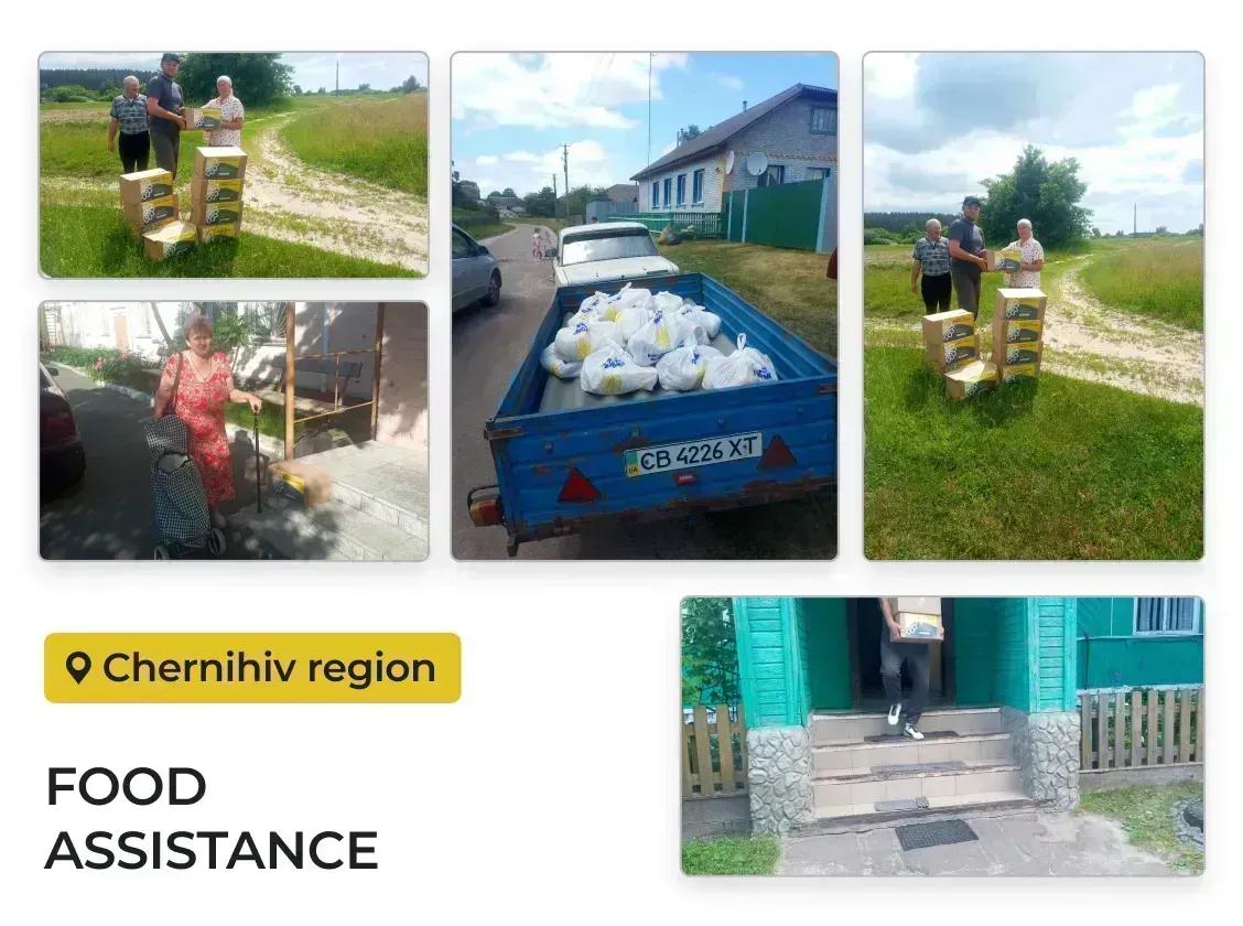 Product assistance. Chernihiv Region