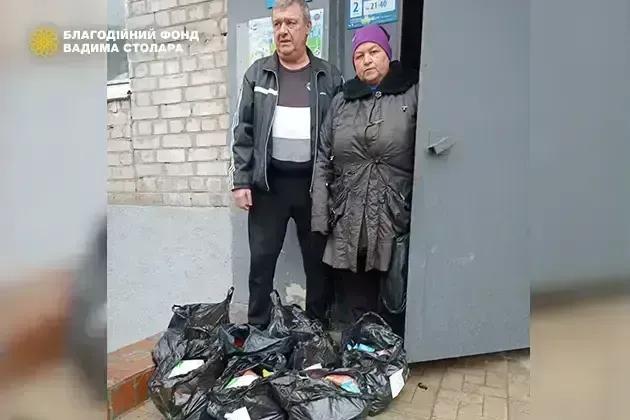 Volunteers delivered aid to Kharkiv residents