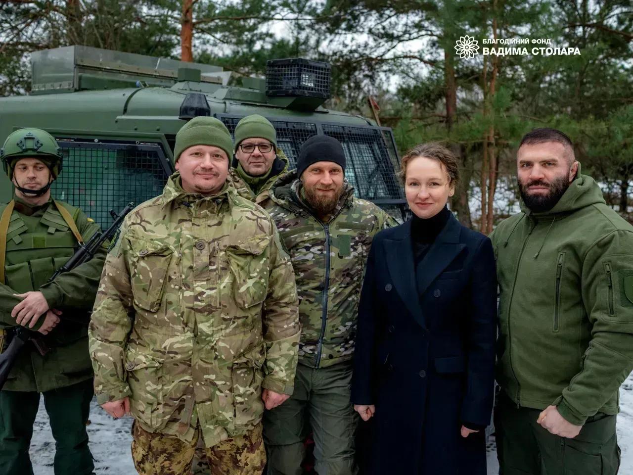 The Vadym Stolar Charitable Foundation handed over another armored car with increased cross-country ability to the defen