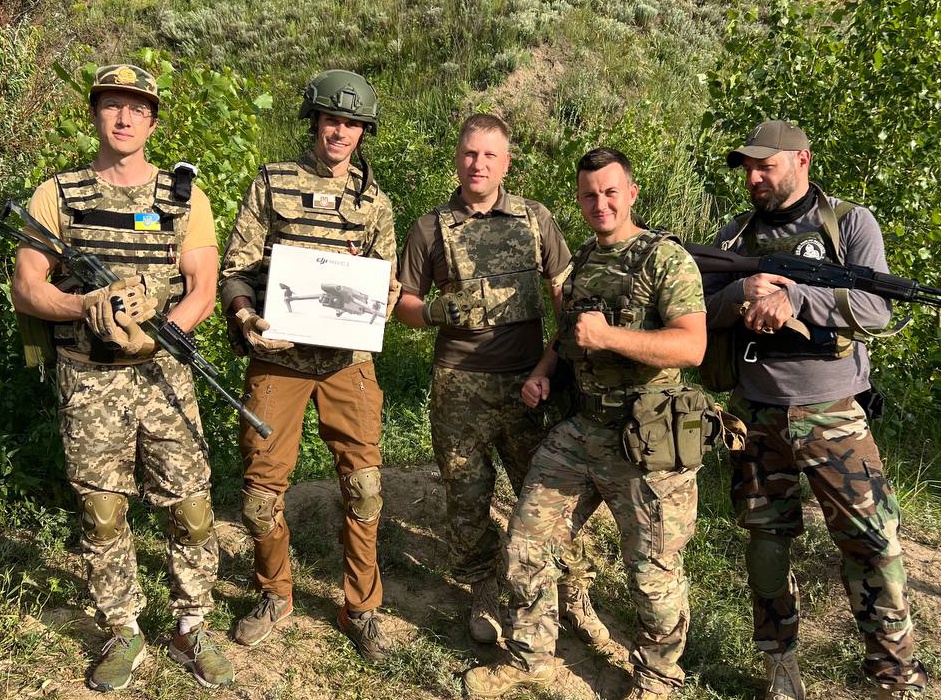 Stolar Fund Quadcopter for fighters on the front line